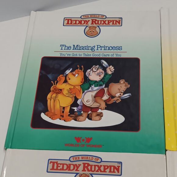 Teddy Ruxpin Lot of 4 1980's BOOKS ONLY No Tapes Lullabies Bears Children Books - Picture 4 of 12